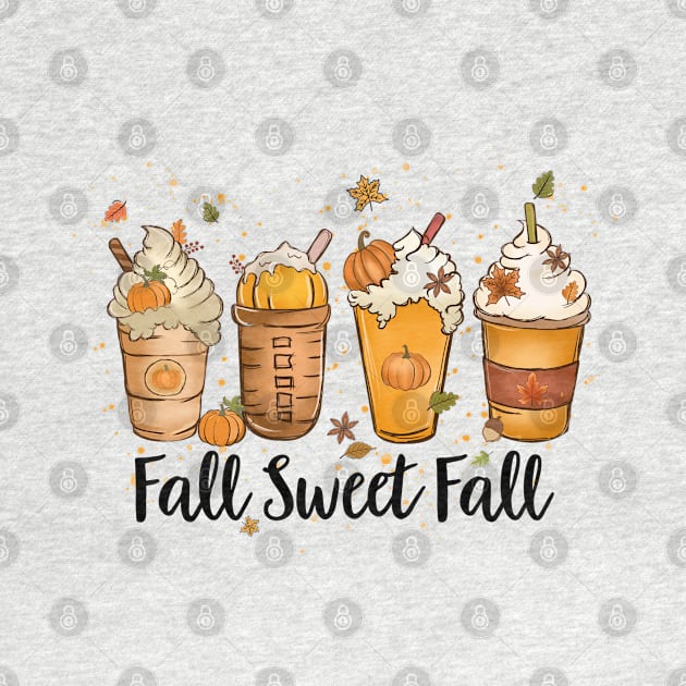 Fall Sweet Fall Coffee Latte by JDVNart